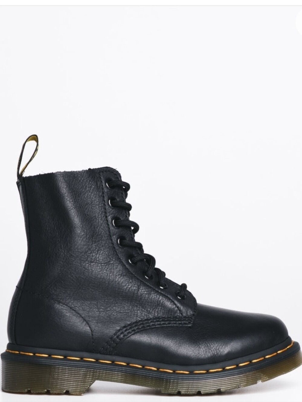 Dr. Martens Pascal 1460 8-Eye Soft Leather Ankle 7 Boots Black Combat Comfort